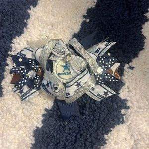Dallas Cowboys girl Hair bow